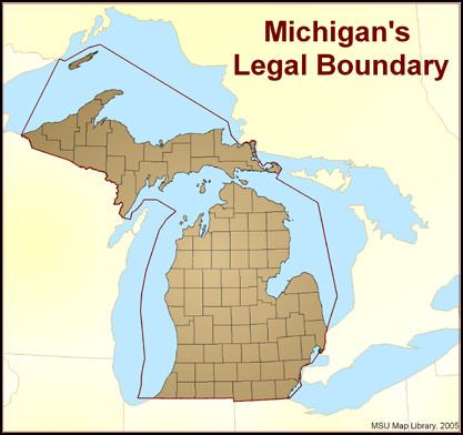 The lesser known actual shape of Michigan