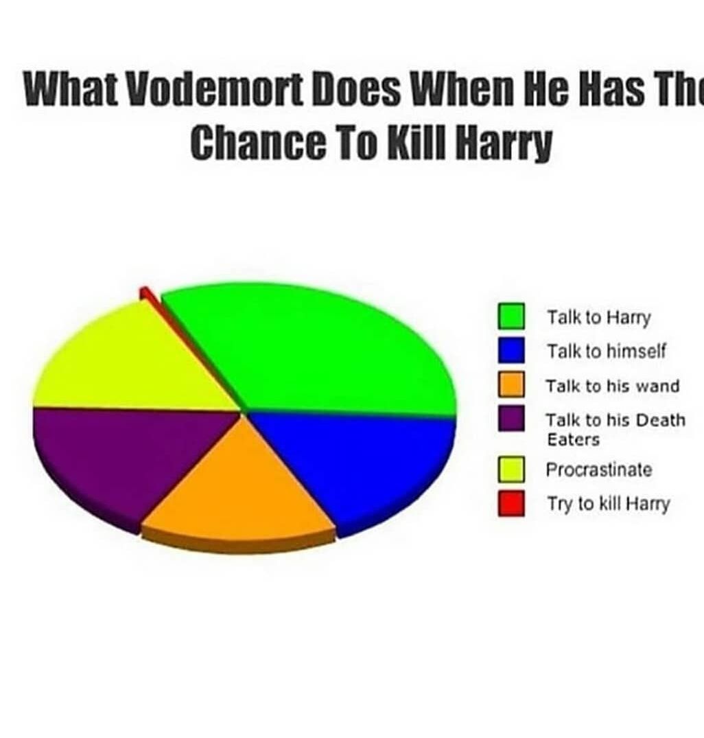 The most accurate pie chart I've ever seen