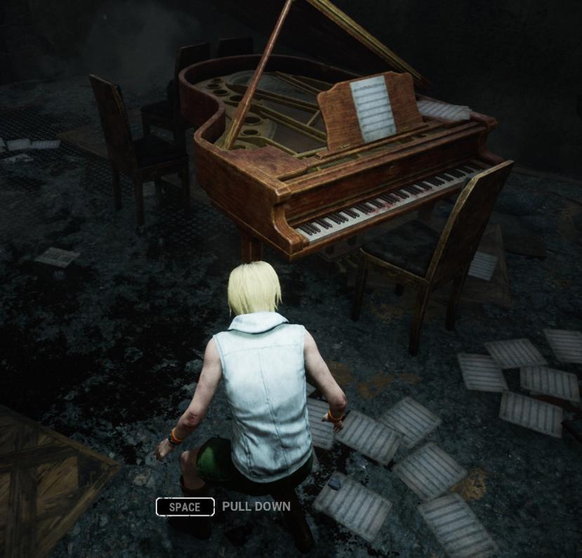 The new Dead by Daylight map has the bloody piano keys from the puzzle!