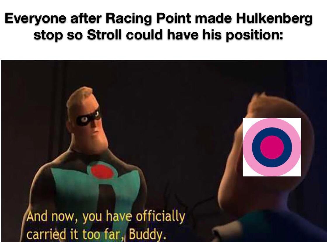 The only explanation for that stop