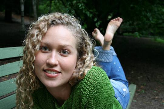 Rebecca's Soles in the Pose - Public Foot Fetish