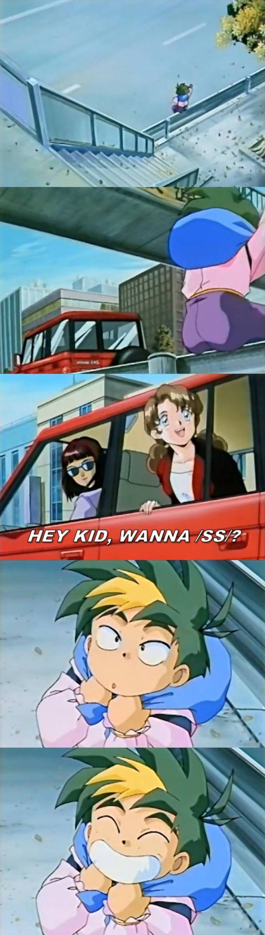 The prelude to one of the greatest "Ara Ara" scenes ever animated~!