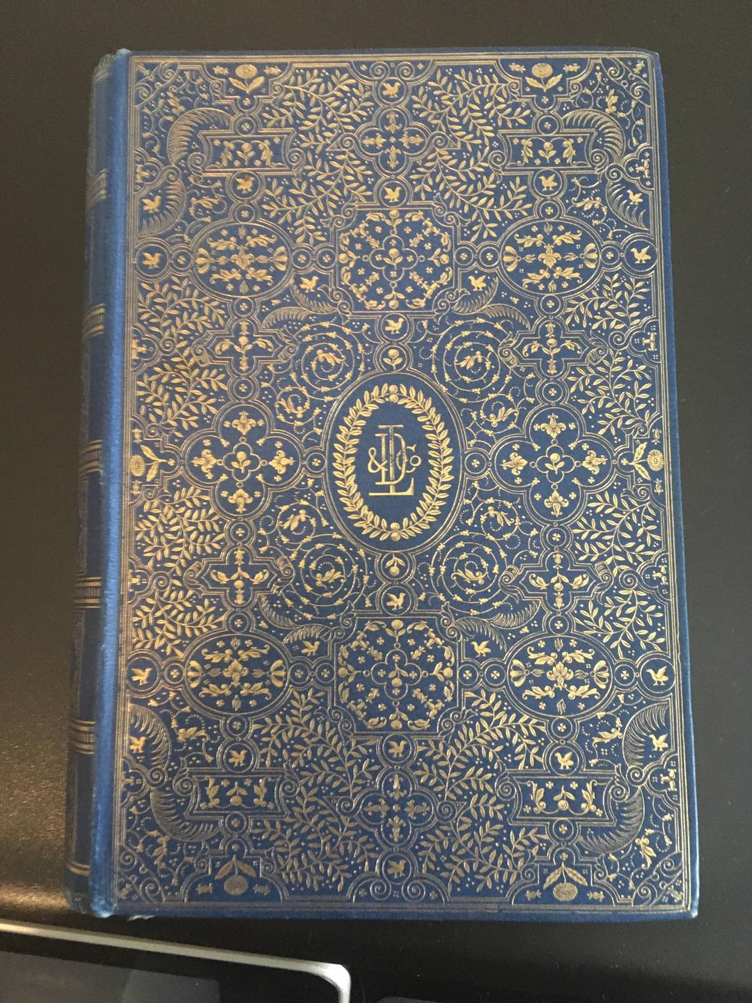 The prettiest book I own. Complete collection of Milton.