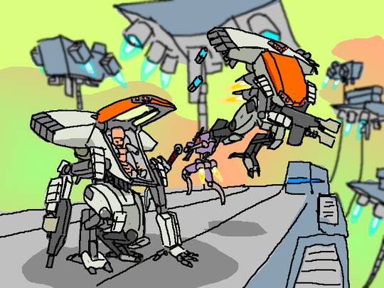 the return of derp art 5-IMC Hazard (my art)(titanfall fanart)(description/links in 1st comment)