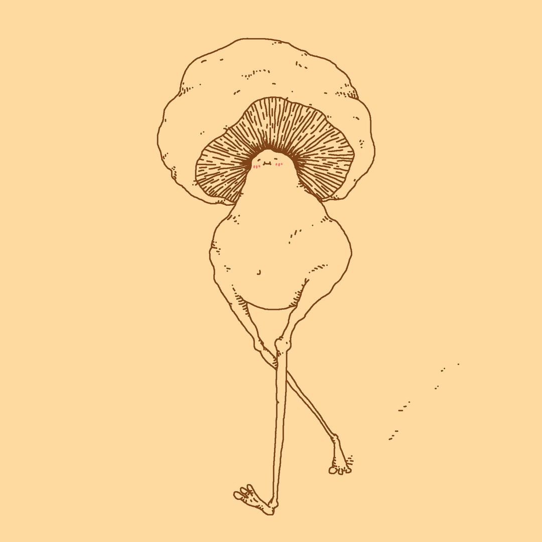 The trudging mushroom