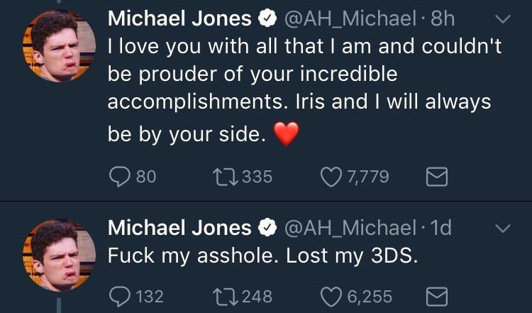 The two sides of Michael Jones Scrolller