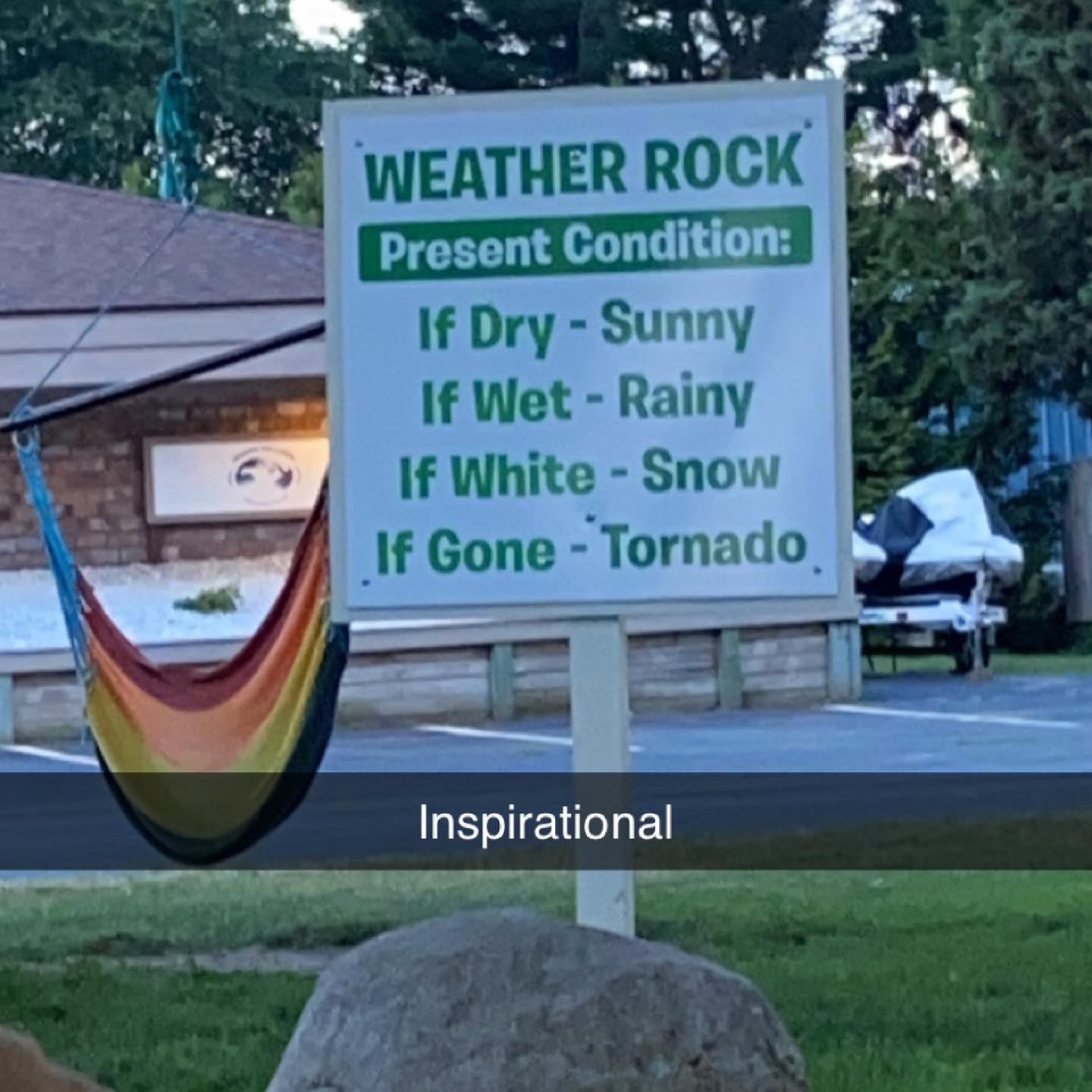The weather rock rocks | Scrolller