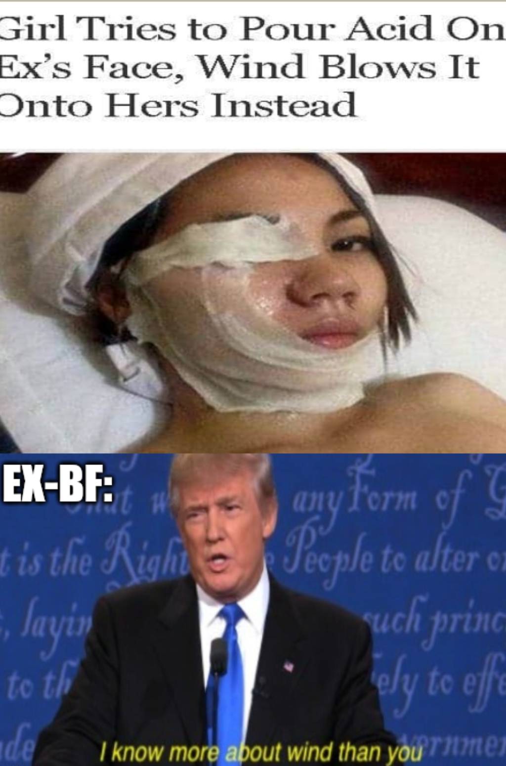 The wind be savage tho