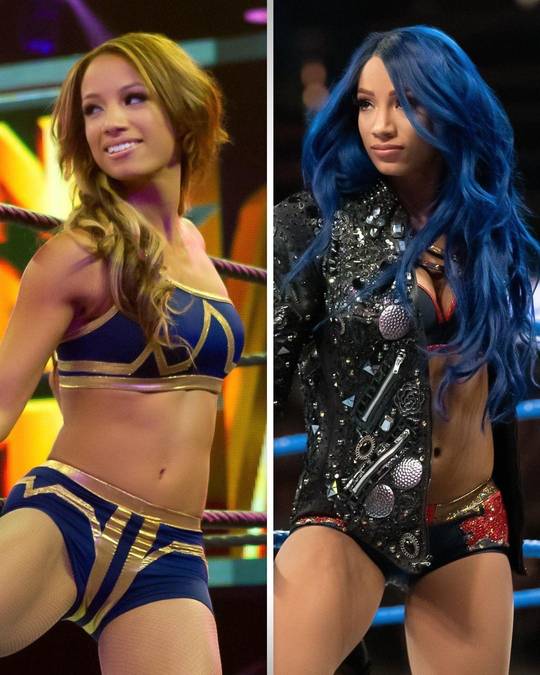 Then and Now. Sasha Banks made her WWE TV debut on this day in 2012.