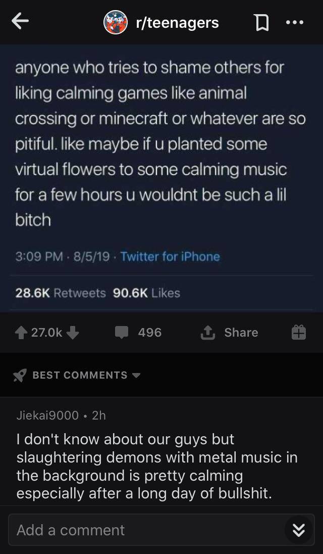 They do have a point
