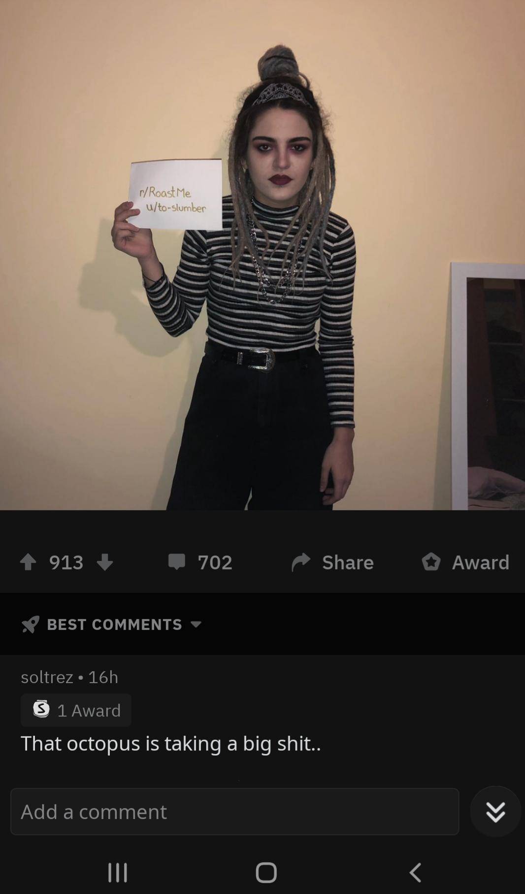 Think this belongs here