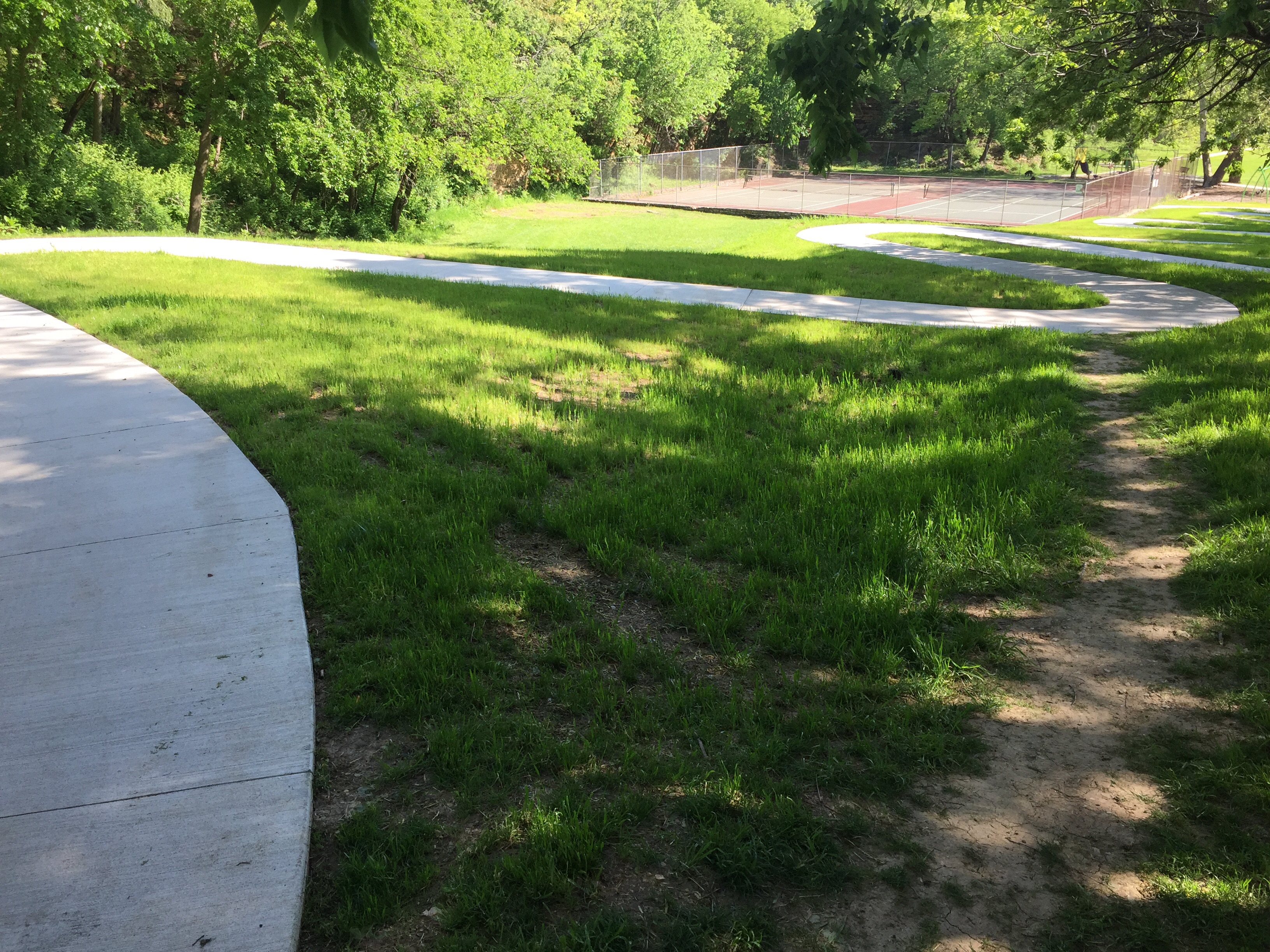 Challenging Ramp Paths This insanely over-engineered ramp by my apartment was destined to have ...
