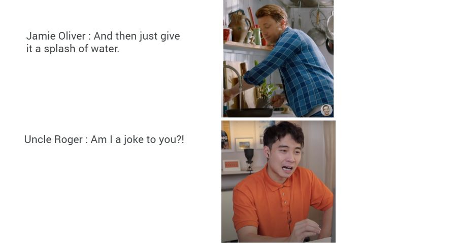 This is for Jamie Oliver