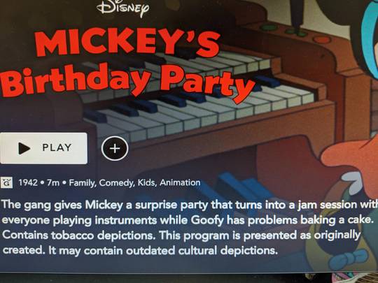 THIS is how to handle objectionable material in old cartoons, not censorship. Well done, Disney.