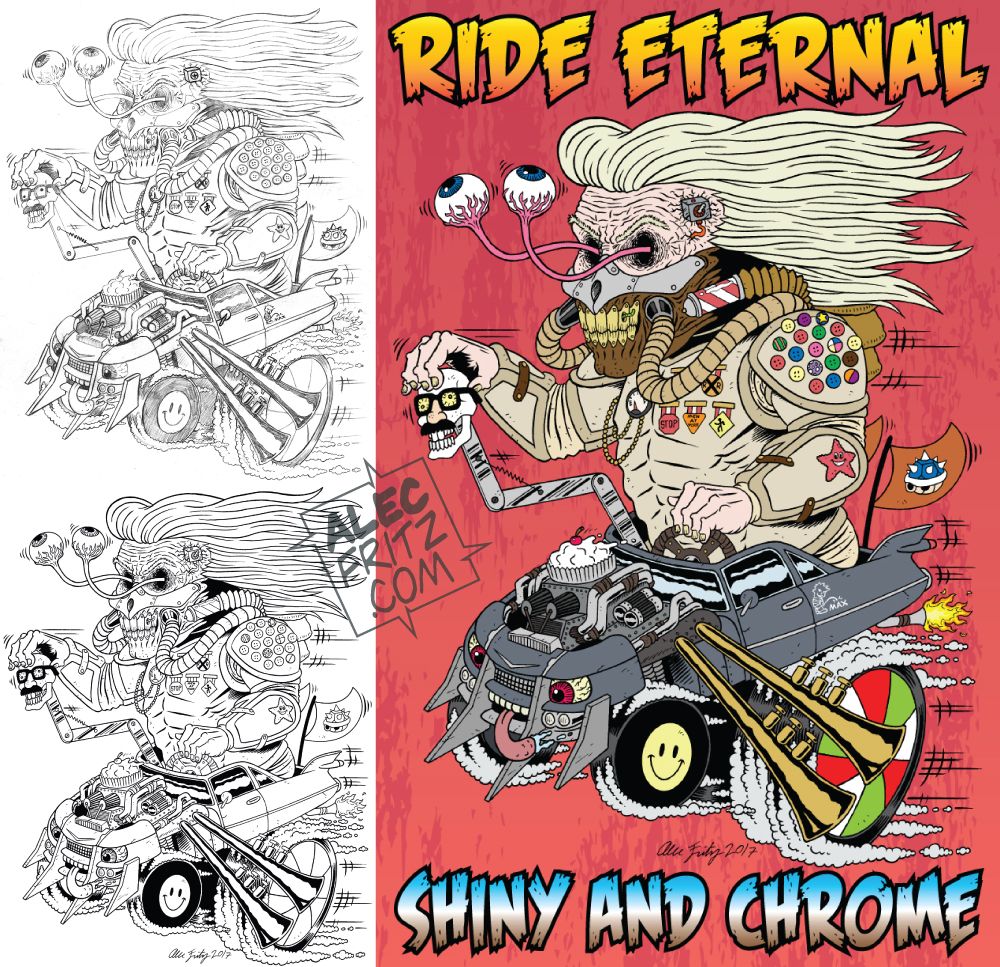 This is my design of Immortan Joe, inspired by artist Ed 