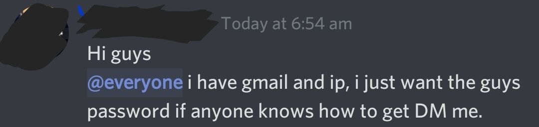 This was on a discord of over 20,000. Luckily, pinging everyone is disabled by default.