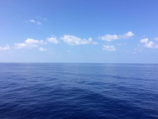 Thousands shades of blue. Morning in Mediterranean sea [3426x2448]