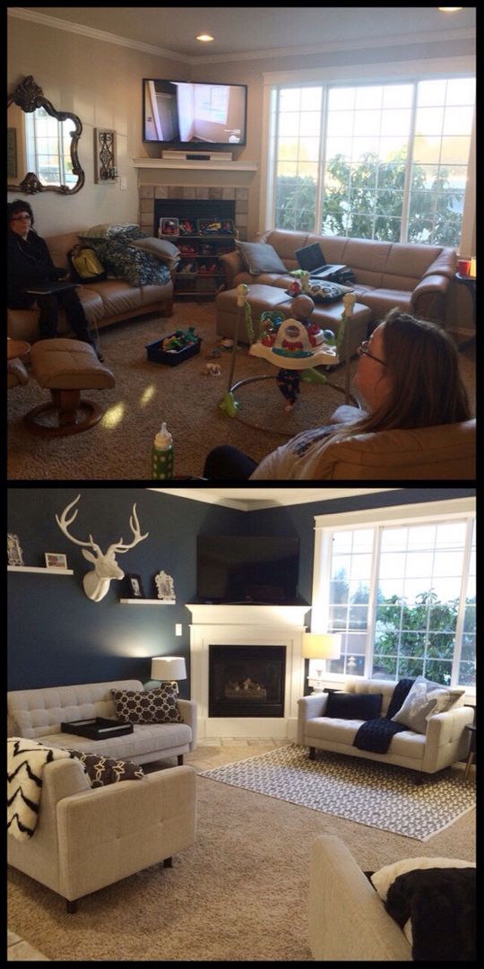 Three day redesign of Seattle living room. Should have been called a "Speedesign". I'm still tired.