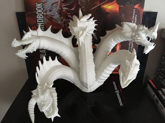 Tiamat halfway done printing!
