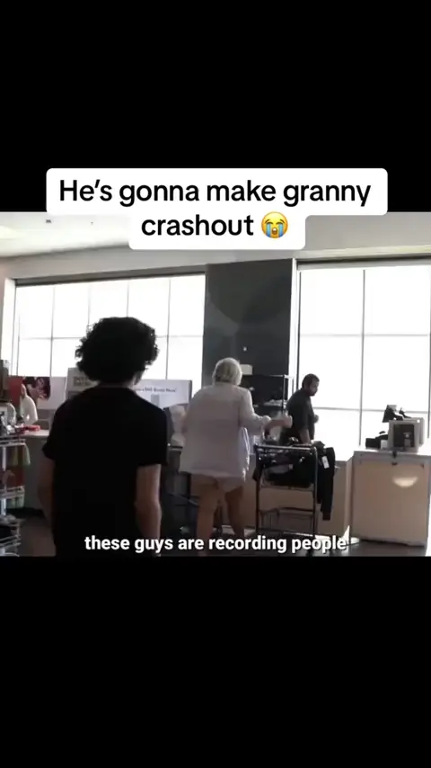 TikToker harrasses old woman for attention