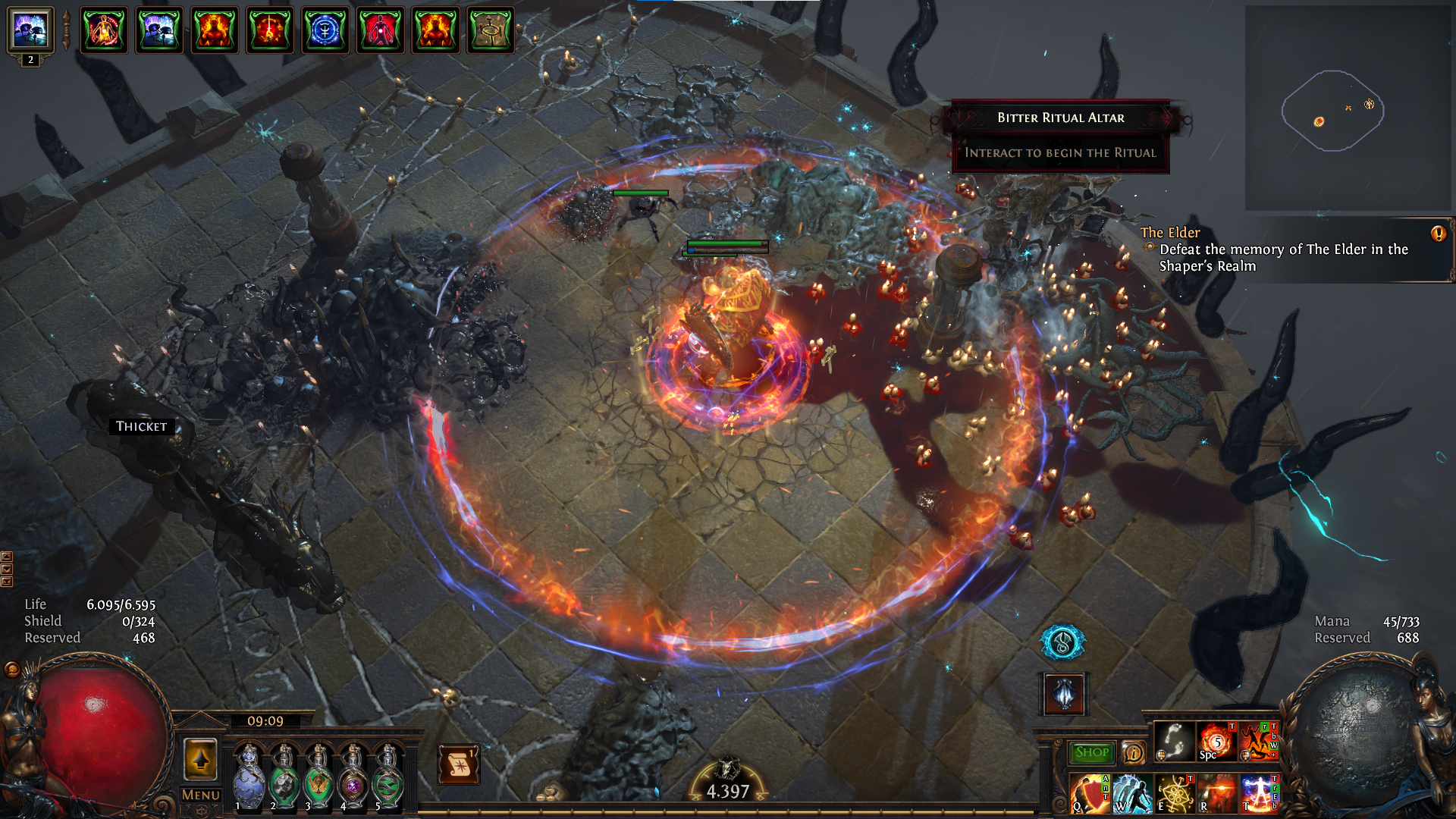 TIL Ritual altars can spawn inside of an Elder Guardian arena | Scrolller