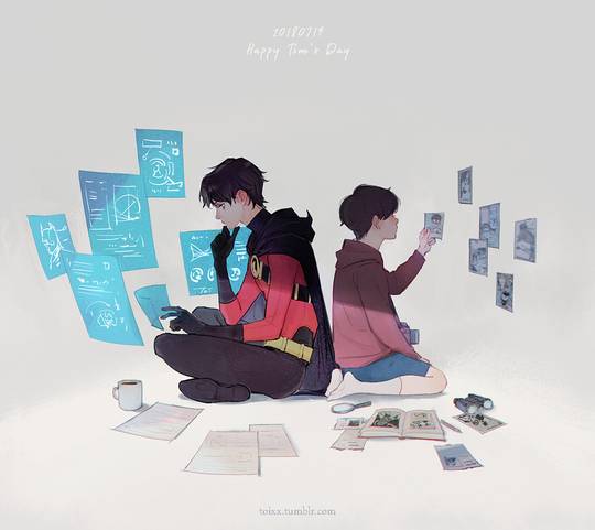 Tim Drake fan-art by Toixx