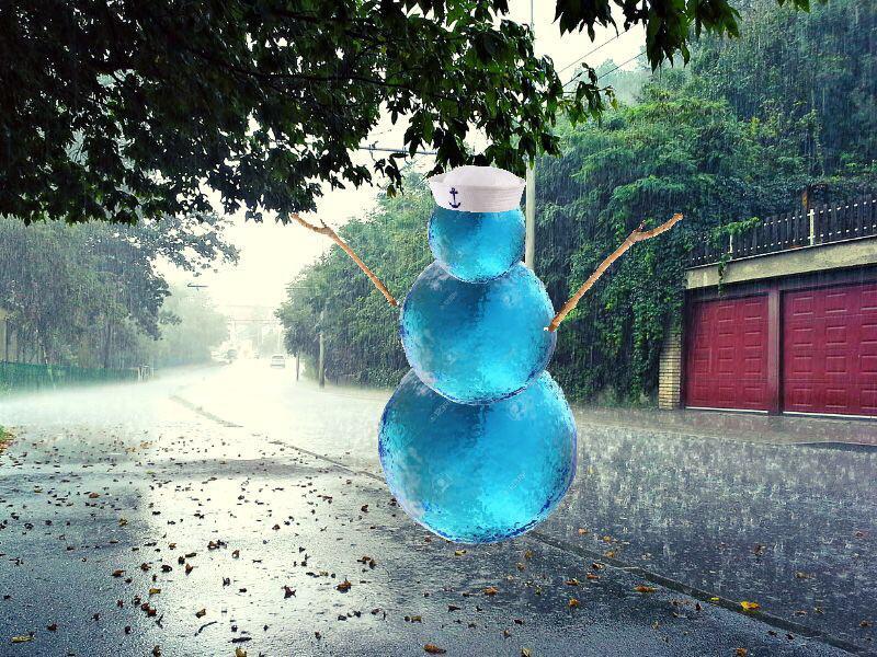 Tmw it’s raining so you make a waterman
