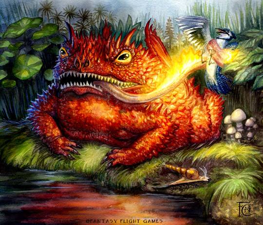Toad Dragon by Felicia Cano