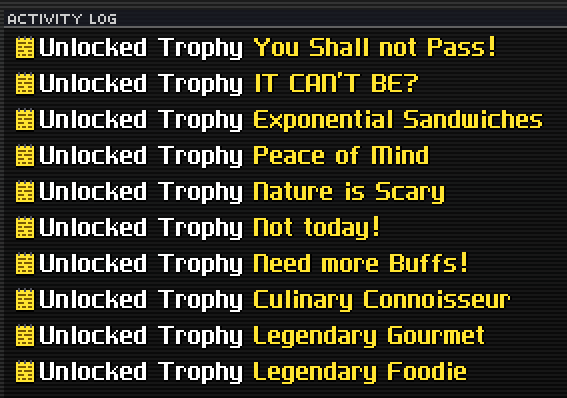Today was trophy day.