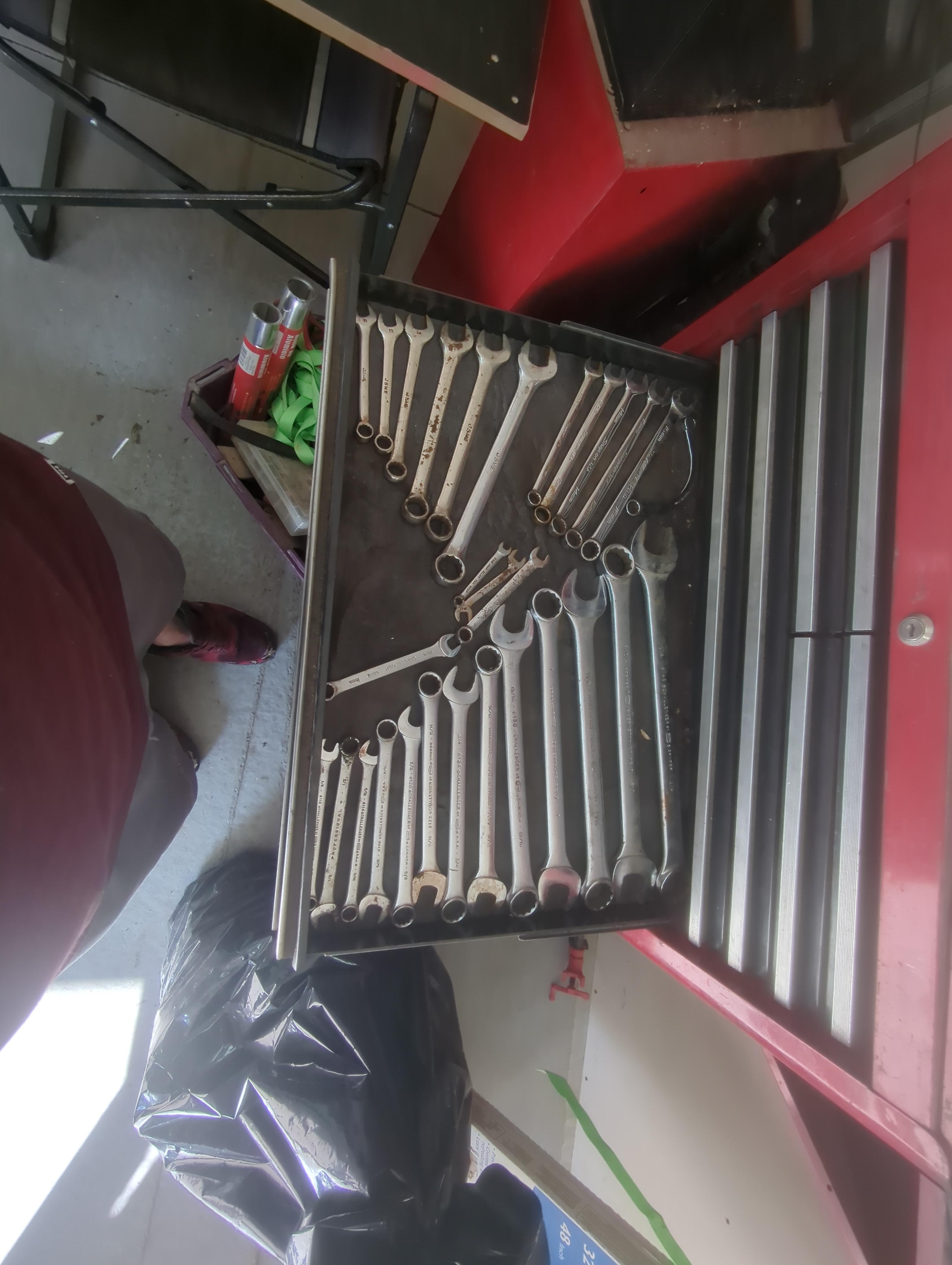 Toolbox cleaning/organization therapy 