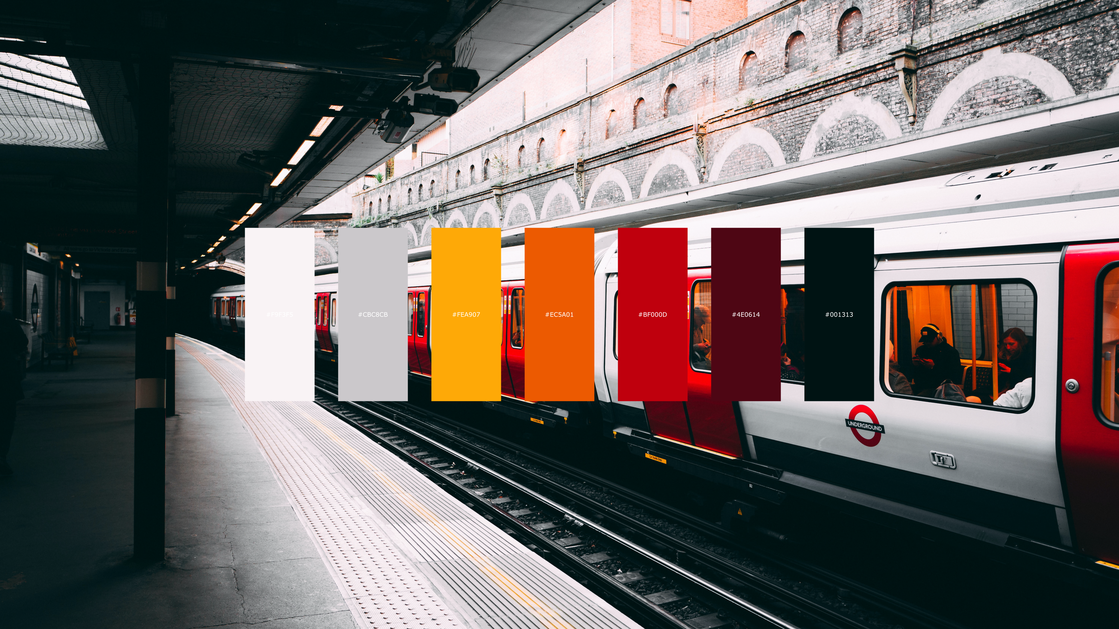 Train color palette [3840X2160] | Scrolller