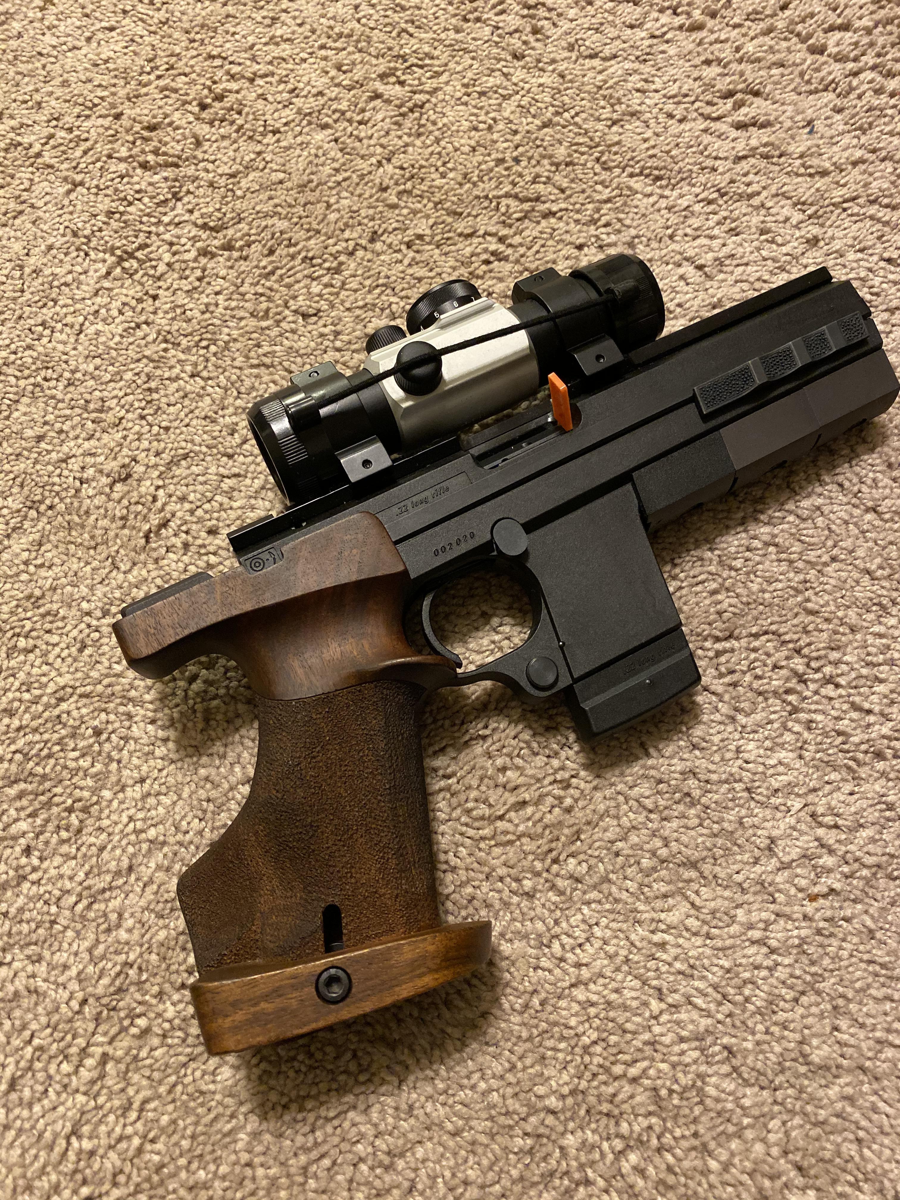 Training for my first precision pistol match, figured I better get the ...