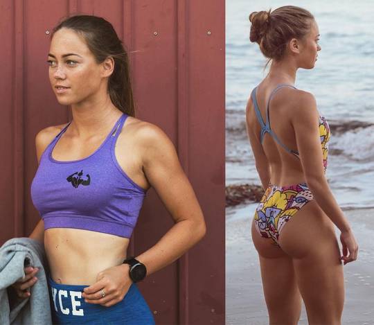 Triathlete Vicky Tokareva