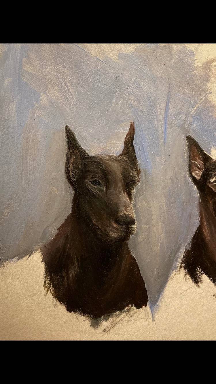 Tried to paint