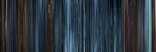 Tron: Legacy movie barcode (all frames squeezed together)