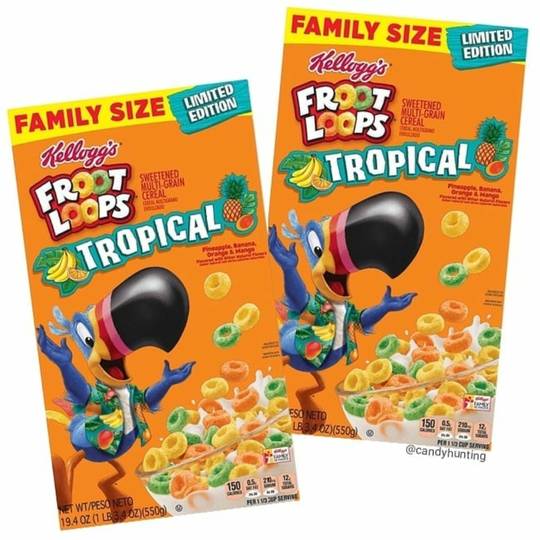 Tropical Froot Loops are back; and are going to be available even in the US😀