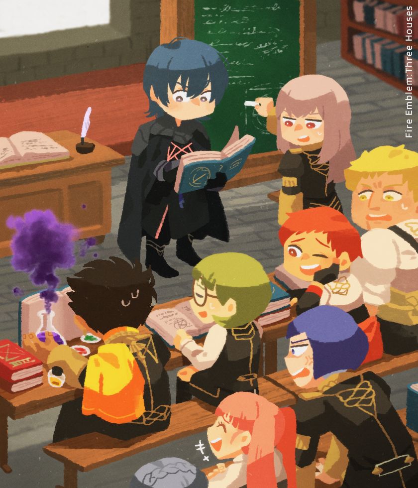 Trouble in class [by モツヤ]