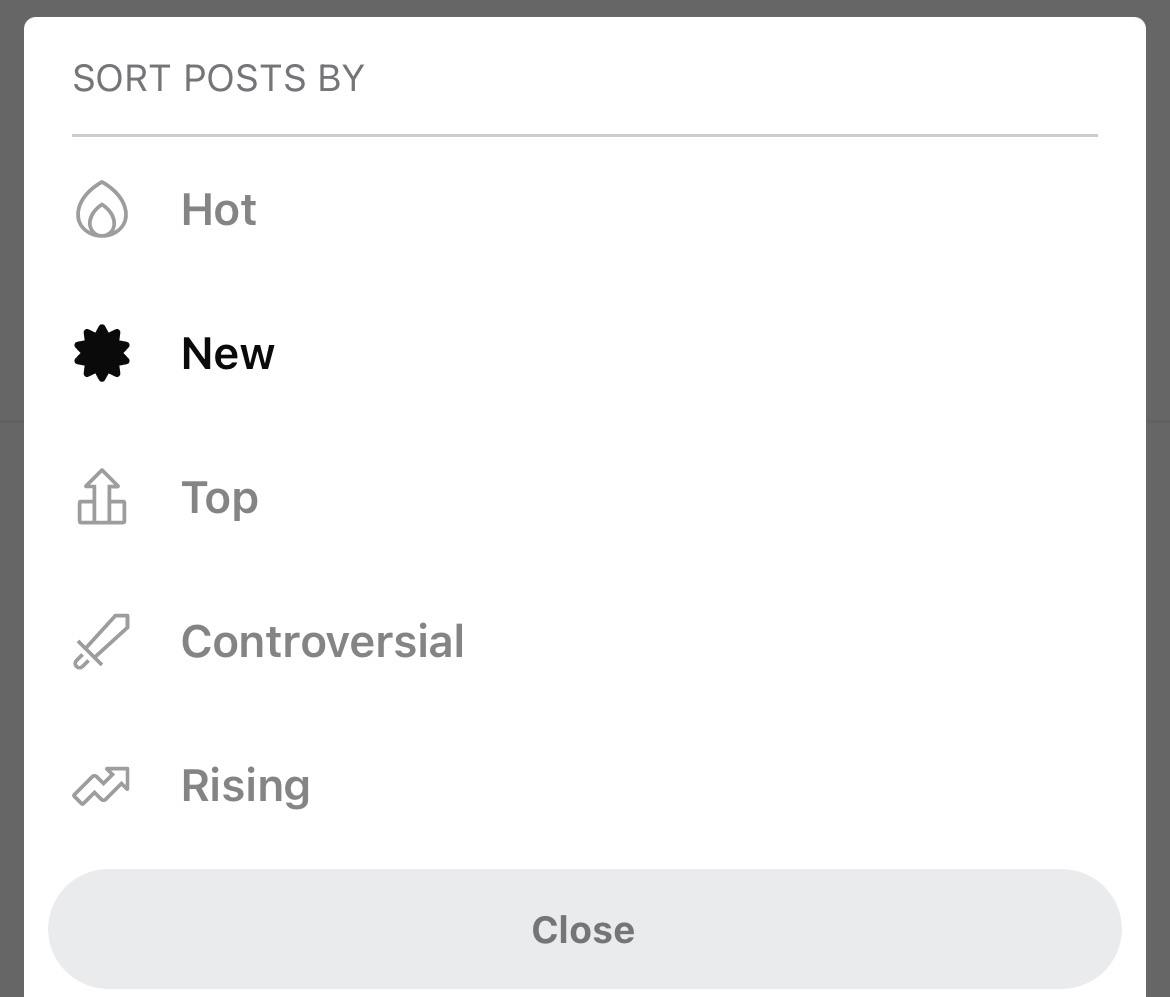 Tweak to add “old” on sort posts by?