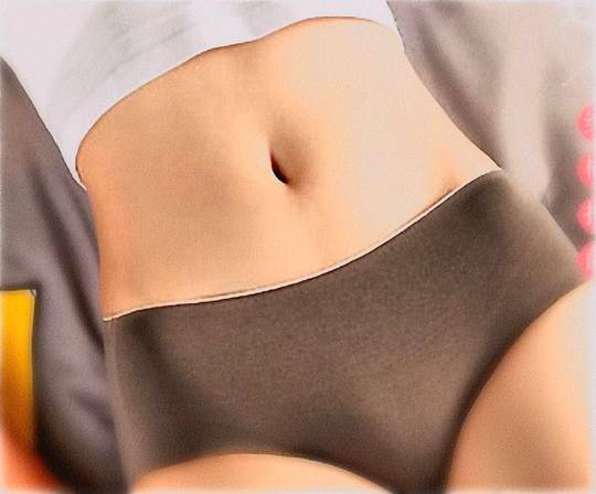 Unknown girl from underwear ad