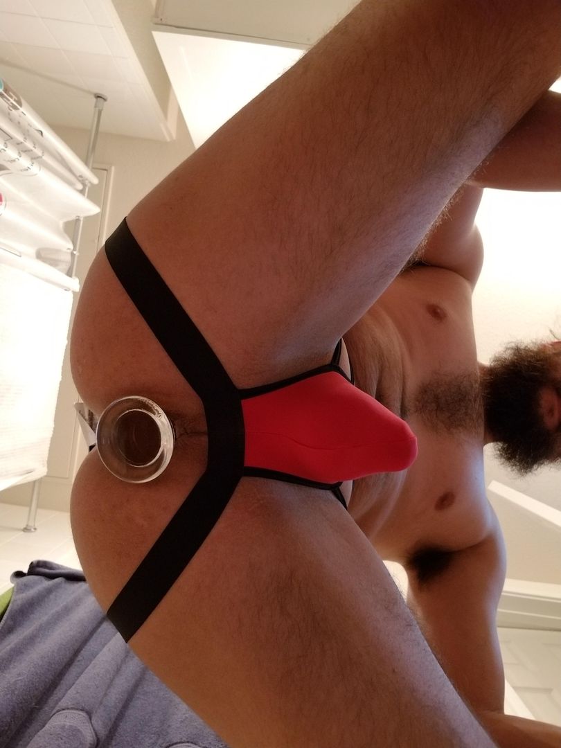 Up MY butt!
