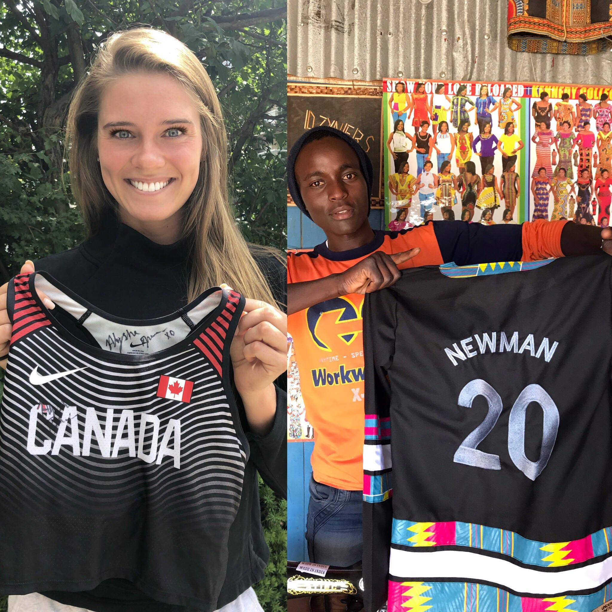 UPDATE Alysha Newman's jersey exchange will support over 80 children