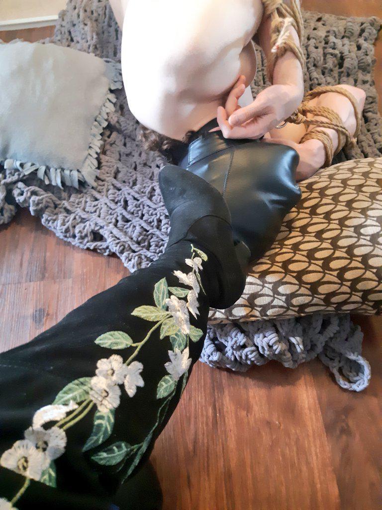 Using my gimp as a footstool. Gotta remind them of their place, am I right?