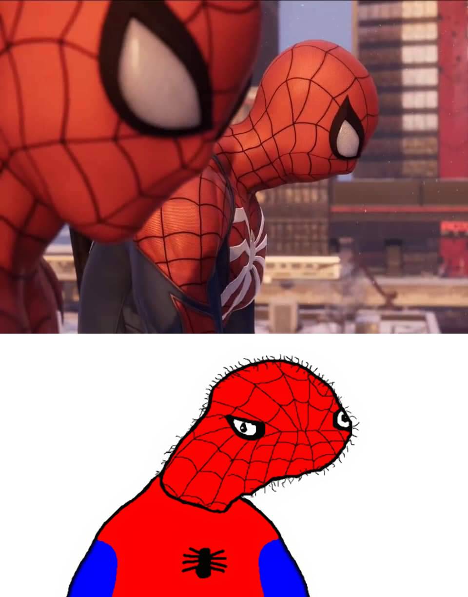 If you want to be Spider-Man, keep mewing