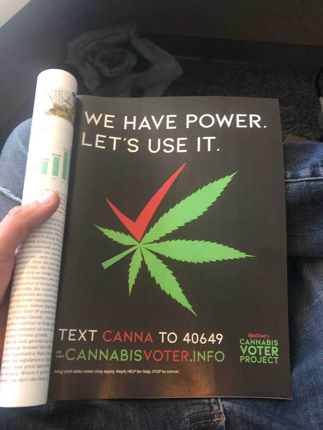 Very cool ad in High Times Magazine