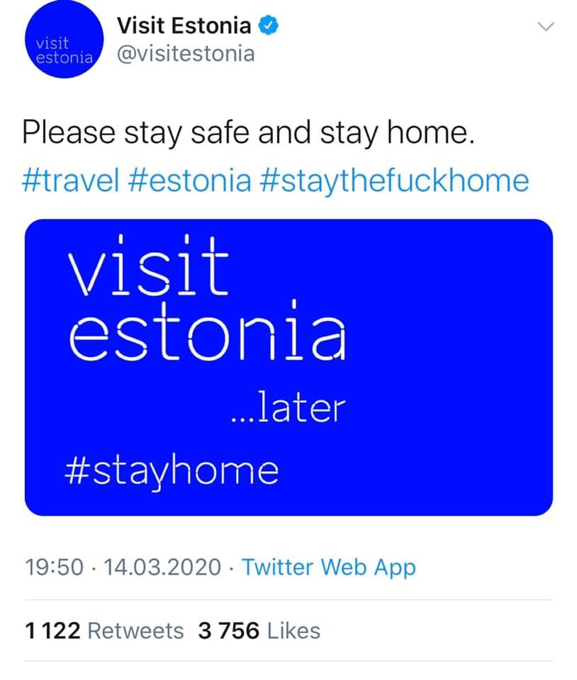 Visit Estonia... later