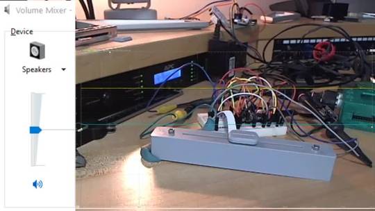 Volume control slider for my desk