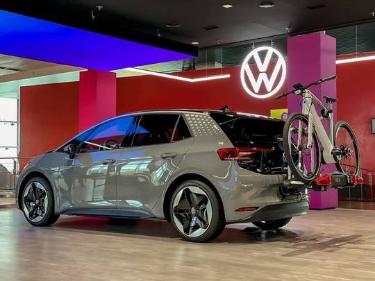 VW ID3 on Moonstone Gray