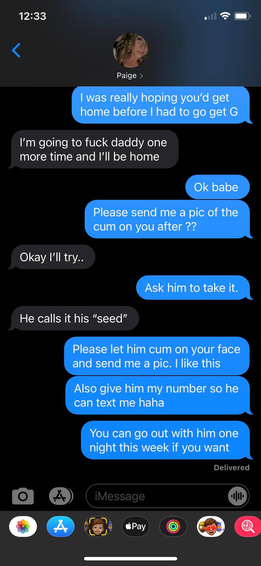 Waiting for her to come home after the first time...