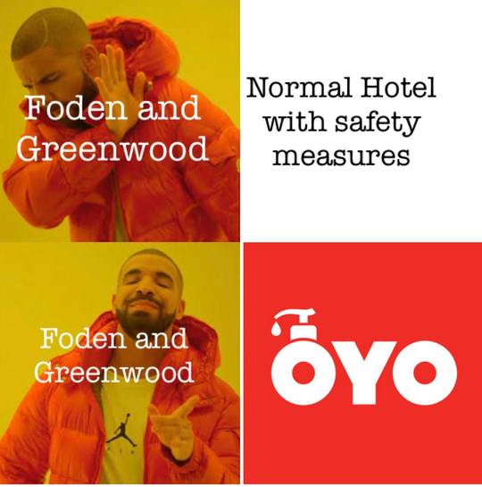 Well I guess we know where Foden and Greenwood is booking their hotels next time😂😂😂😂