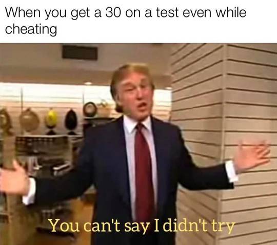 Well i’ve tried my best